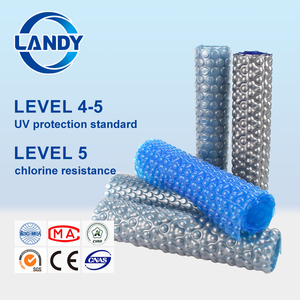 Couverture solaire ovale Landy LDPE 12x18 pour <span class=keywords><strong>piscine</strong></span>, imperméable, rétention de chaleur, réduction de l'évaporation, couverture solaire DIY pour <span class=keywords><strong>piscine</strong></span> - Product Image 2
