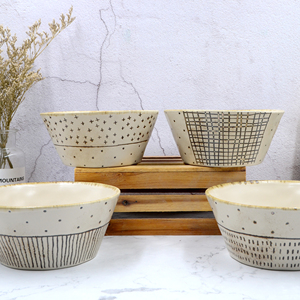 Customize Dinnerware Set Multiple Size Noodle Sala Bowl Eco-Firendly Rice Soup Ceramic Bowl
