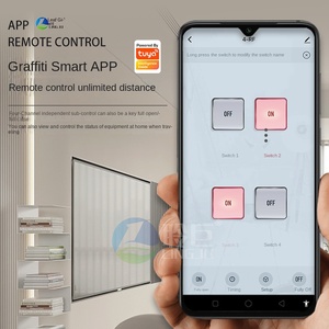 Module de relais de commutation à distance pour téléphone mobile Graffiti Smart à quatre voies, contrôle d'accès pour portail roulant, 10A, Tmall Wizard love - Product Image 2