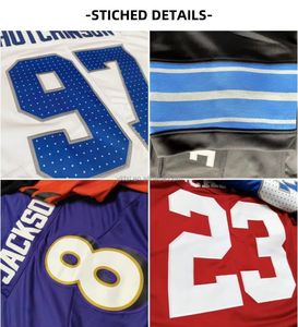 Jersey sepakbola Amerika kualitas terbaik 2025 32 tim bordir kaus olahraga Rugby bersirkulasi - Product Image 6