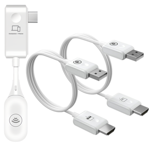 ตัวส่งสัญญาณวิดีโอ <span class=keywords><strong>HDMI</strong></span> <span class=keywords><strong>ไร้</strong></span><span class=keywords><strong>สาย</strong></span> 30 เมตร แบบ Type-C พร้อมตัวรับสัญญาณ ตัวขยายสัญญาณ Type-C <span class=keywords><strong>สาย</strong></span>เชื่อม<span class=keywords><strong>ต่อ</strong></span>จอภาพแบบเดียวกันสำหรับพีซีไปยังทีวี ดองเกิลสติ๊ก จอภาพ - Product Image 1