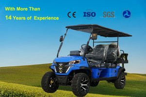 E918-2 + 2.G Marque 4 Passagers Chasse Arrière 2 Sièges Voiturette de Golf Électrique avec Compteur Professionnel - Product Image 4