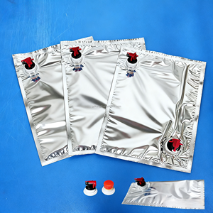 Bolsa de plástico PE aséptico de 25L en caja con grifo de lengüeta de válvula Recipiente flexible de 220L y bolsa de babero de 25L Bolsas duraderas de papel de aluminio - Product Image 6