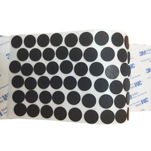 Espuma Acrílica Adhesiva EVA Negra Redonda Personalizada, Antideslizante, Absorbente de Impactos, Autoadhesiva por un Solo Lado, para Electrodomésticos - Product Image 3