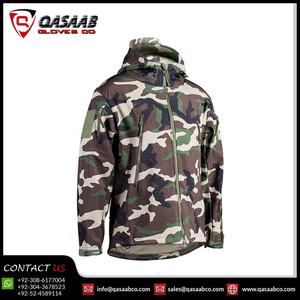 Moda de alta calidad Camo-Printings Camuflaje transpirable Hombres Mujeres Más vendidos Abrigos de manga larga Chaqueta con capucha - Product Image 2