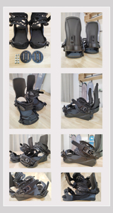 Fijaciones de Snowboard de Alta Calidad, Fijaciones de Aluminio para Adultos, Correas para Fijaciones de Snowboard, Equipo de Esquí - Product Image 6