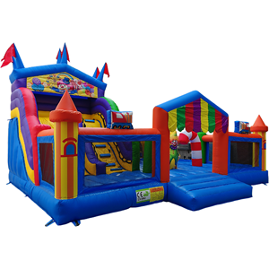Combo de Tobogán y Brincolín de Grado Comercial, Casa de Brinco Inflable en Oferta, <span class=keywords><strong>Castillo</strong></span> Inflable para Fiestas y Eventos al Aire Libre - Product Image 3