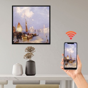 Cadre photo intelligent personnalisé OEM de 33 pouces avec stockage USB sur le cloud, lecture vidéo publicitaire LCD, formats MP4 AVI, audio MP3, horloge WiFi - Product Image 6