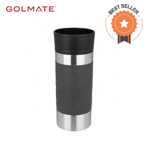 Golmate Tragbare Edelstahl-Vakuum-Thermoskanne 360 °   Kaffee-Reisebecher mit Saugnapf, Auslaufsicher, Geschäftliches Neuheiten-Geschenk im Großhandel - Product Image 1
