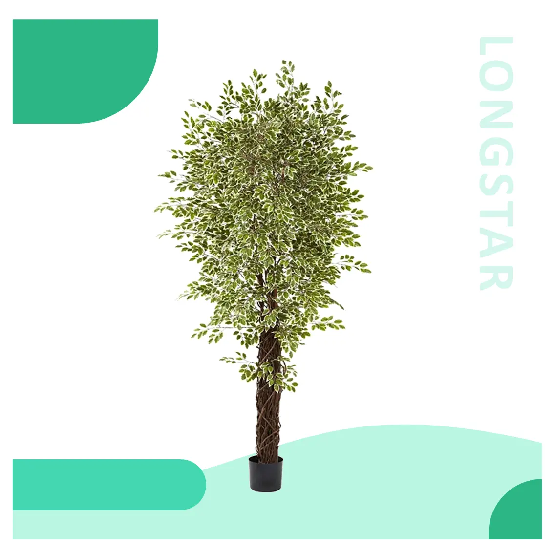 आकर्षक प्राकृतिक ट्रंक कृत्रिम पौधा पेड़ इनडोर आउटडोर सजावट गार्डन पेड़ थोक गर्म बिक्री नई शैली