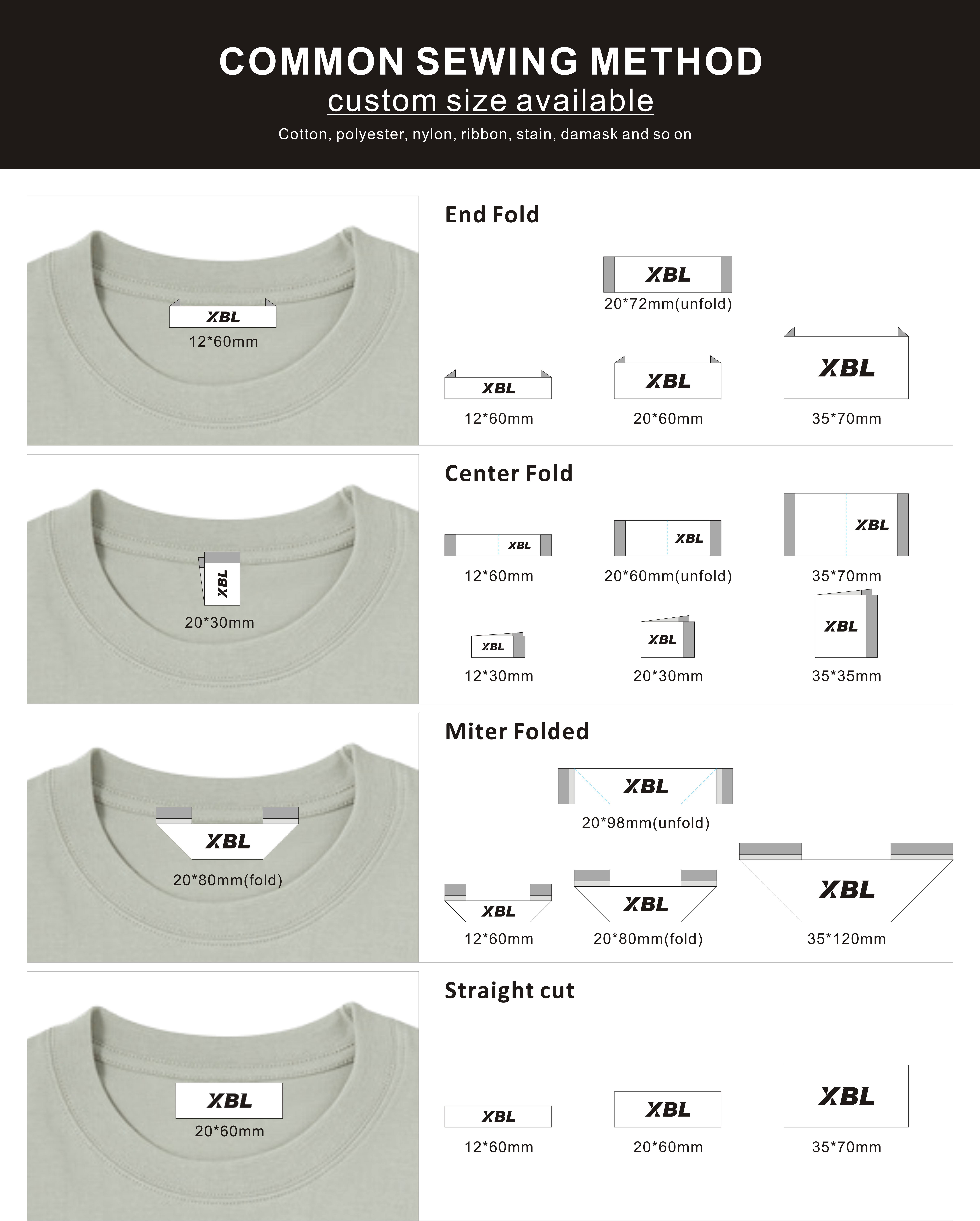 ขนาดต่างๆ