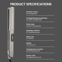 Lisseur de cheveux PRITECH, fer à lisser professionnel, plaques en céramique, styler pour cheveux, chauffage rapide PTC, écran LED, 230C, double tension