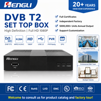 Récepteur TV DVB-T2 H.265 HEVC avec personnalisation gratuite, option H.265, décodeur TV numérique HD DVB-T2, décodeur numérique DVB-T2