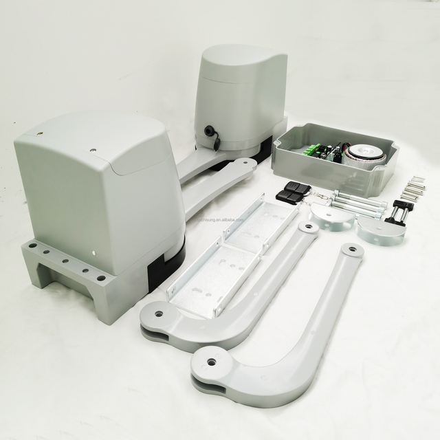 New Type Heavy Duty 750kgs Dual Arms Curve Arm Gate Opener DC24V Swing Door Motor with Limit Switch for Villa