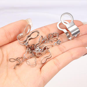 Cierre <span class=keywords><strong>de</strong></span> Acero Inoxidable con Cuentas para Collar o Pulsera, Chapado en Oro <span class=keywords><strong>de</strong></span> 18K, Accesorios para DIY, en Oro, Oro Rosa y Negro - Product Image 3