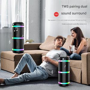 <span class=keywords><strong>Enceinte</strong></span> <span class=keywords><strong>Bluetooth</strong></span> portable avec microphone <span class=keywords><strong>filaire</strong></span>, lumières clignotantes haute puissance et subwoofer à basses profondes. - Product Image 3