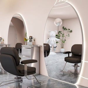 Espejo de Salón de Belleza LED de Alta Calidad en Oferta, Estación de Peinado, Muebles de Salón de Belleza, Espejo con Luz LED - Product Image 5