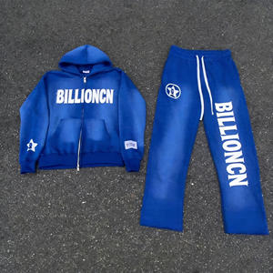 Conjuntos de chándal para hombre Sudaderas con capucha estampadas de alta calidad personalizadas con pantalones cortos con cordón elástico Sudaderas con capucha para mujer - Product Image 1