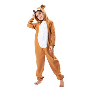 Pijama de reno para niños, disfraz de Navidad, traje de animal para niños, ropa informal, traje de fiesta, talla M - Product Image 3