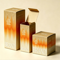 Boîte d'emballage pour produits cosmétiques, boîte d'emballage cosmétique blanche, carton ivoire, petite boîte en carton, logo personnalisé, boîte en papier pour soins de la peau