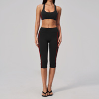 Ensemble de yoga 2 pièces pour femme, taille haute, séchage rapide, effet ventre plat, tenue de sport athlétique pour la course et l'entraînement en salle de sport, Style 4539