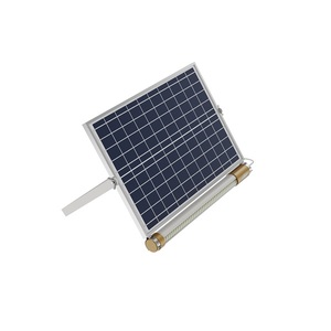 Tube LED solaire IP65 T5, éclairage haute efficacité pour chambres/entrepôts/toilettes, PVC/PC, alimentation par batterie, 6000K - Product Image 5