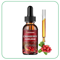 Ausreson OEM/ODM extrait de canneberge jus de concentré liquide supplément de santé naturel gouttes de canneberge