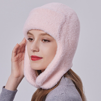 Gorro Ushanka de Felpa Cálido y Acogedor de Invierno, Estilo Ruso, Personalizado de Fábrica, con Orejeras, Protección Contra el Viento, para Esquí y Ciclismo
