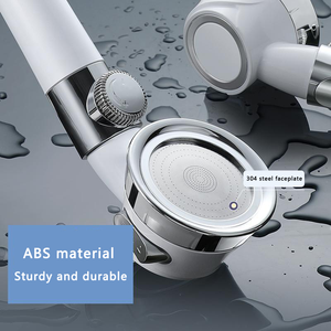 Douche à main moderne en ABS blanc avec lumière <span class=keywords><strong>LED</strong></span>, filtre en acier inoxydable, haute pression, économie d'eau, vente chaude - Product Image 4