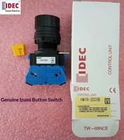 Sakelar Tombol Tekan Asli Cina IDEC HW1R-2D20B HW-CB20 Hitam Biru Garansi 1 Tahun Dalam Kemasan Karton Tersedia di Stok