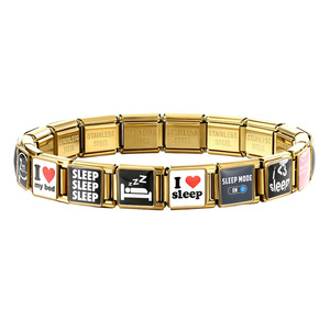 Nuevos Dijes Italianos con Temática de Sueño de 9mm para Pulsera, Chapados en Oro/Plata, Regalo de Joyería para Mujer, para Creación de Joyería DIY - Product Image 3