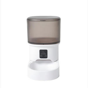 Distributeur automatique d'aliments pour animaux de compagnie intelligent de 4 L, résistant à l'humidité, en plastique écologique, contrôlé par Wi-Fi et application, alimentation automatique à distance - Product Image 1