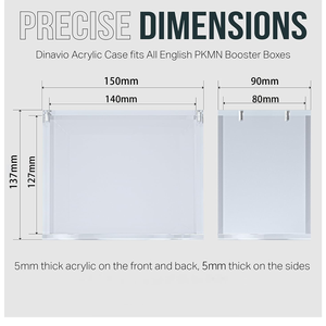 กล่องอะคริลิคป้องกันรังสียูวีกล่องแม่เหล็กอะคริลิคพร้อมฝา - Product Image 4