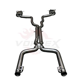 Sistema de Escape Catback con Válvulas Vortex SS304 para Mercedes AMG C63 W205 C63 S 4.0L V8 Biturbo M177, Tubo en X, Puntas Cuádruples, Sistema de Carreras - Product Image 3