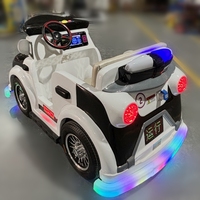 2024 Meilleure vente parc d'attractions en plein air manèges adulte voiture tamponneuse modèle de Police voiture électrique pour enfants jeux d'intérieur