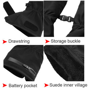 Guantes <span class=keywords><strong>de</strong></span> invierno para hombre y mujer, calentador <span class=keywords><strong>de</strong></span> pantalla táctil, negro, para motocicleta, <span class=keywords><strong>carreras</strong></span>, esquí - Product Image 6