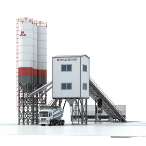 Competitive price high quality hzs50 ready mixed concrete batching plant for road construction