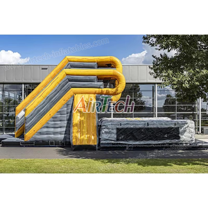 Excitant Ultime Gonflable Adulte Cliff Jump Drop Zone Blow up Freefall Double Stunt Plate-forme de saut gonflable pour le plaisir - Product Image 4