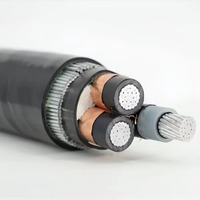 3-adriges Mittelspannungskabel mit Kupferkern, ISO-zertifiziert, PVC-XLPE-isoliert, für Kraftwerke, Anpassbar