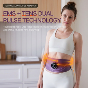 Cinturón EMS Desmontable para el Cuidado Postparto, Compresa Caliente con Pulsaciones TENS, Envoltura para la Cintura con Luz Roja y Verde, Cuidado de la Piel, ODM OEM - Product Image 3