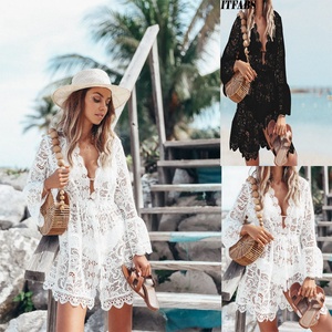 Offre Spéciale Dentelle Creux Crochet Maillot <span class=keywords><strong>De</strong></span> <span class=keywords><strong>Bain</strong></span> Dissimulations Maillot <span class=keywords><strong>de</strong></span> <span class=keywords><strong>bain</strong></span> Maillots <span class=keywords><strong>De</strong></span> <span class=keywords><strong>Bain</strong></span> Tunique Robe <span class=keywords><strong>De</strong></span> Plage - Product Image 2