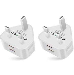 Factory Wholesale 3 Pin <b>UK</b> <b>Plug</b> 5V 2.1A USB Charger Universal Mobile Phone USB Travel <b>Adapter</b> for iPhone 5 6 USB Wall Charge - Product Image 3