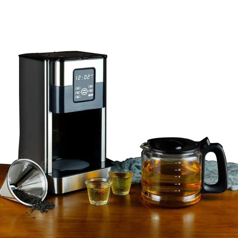 1000W 1.8L hộ gia đình thương mại Nhà nóng bán tự động sạch cafetera điện nhỏ giọt Máy pha cà phê