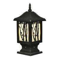 Lámpara Led de aluminio para jardín, luces de pilar para puerta principal