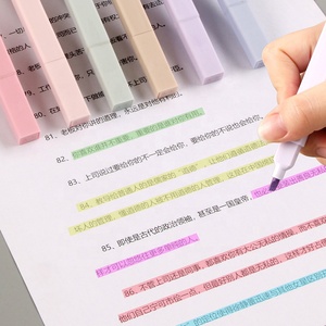 Bán Buôn Đầu Mềm Dễ Thương Học Sinh Trung Học Màu Trẻ Em Kinh Thánh Highlighter Đánh Dấu Bút Văn Phòng Phẩm Nguồn Cung Cấp - Product Image 3