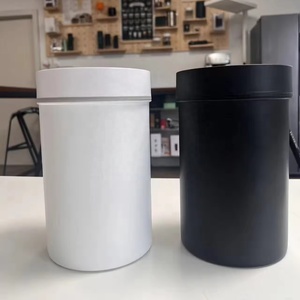 Boîte à café en acier inoxydable <span class=keywords><strong>Airscape</strong></span> sous vide automatique noir mat avec fonctionnement à un bouton - Product Image 1