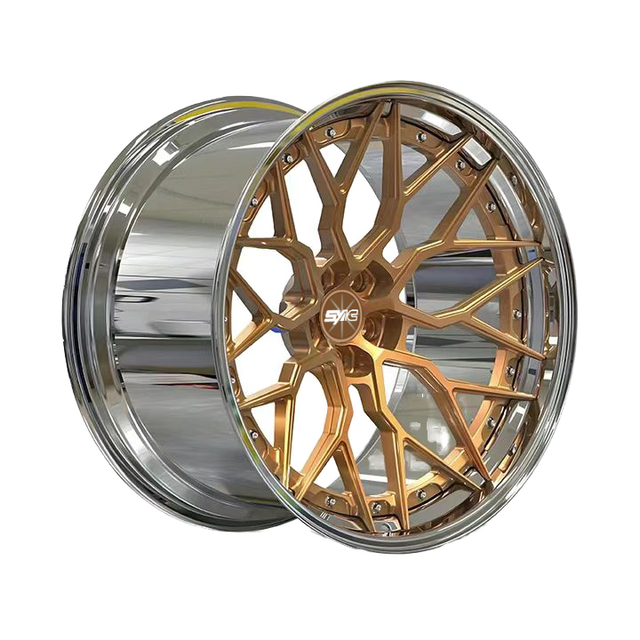 SYAC High Performance 2-piece Racing Car Wheels Customization 18-24 Inch Forging Aluminium Alloy Wheel rims for Retrofit/upgrade