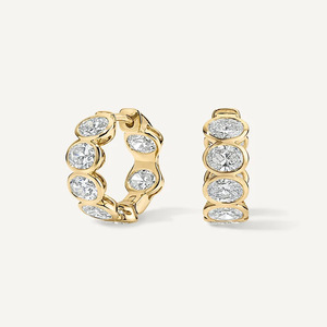 <span class=keywords><strong>Orecchini</strong></span> a Cerchio LUCKYJIU Personalizzati, Impermeabili, Antiossidanti, Ipoallergenici, in <span class=keywords><strong>Acciaio</strong></span> Inox Placcato Oro 18k con Zirconi per Donne - Product Image 1