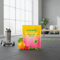 Gummies Super Greens avec vitamines et minéraux pour enfants – Soutien quotidien au bien-être – Complément alimentaire pour enfants en marque blanche