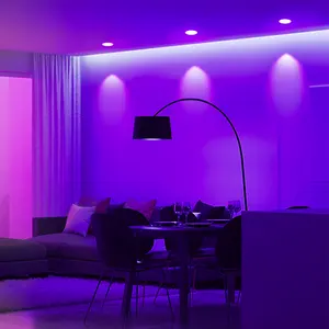 YEELIGHT GU10 Bola Lampu LED Multiwarna, Bekerja dengan Ok Google Amazon Alexa SmartThings Gu10 Bola Lampu